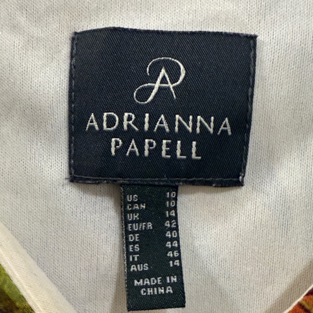 Adrianna Papell Cold Shoulder Ruffle Floral Mini Dress - Picture 2 of 9